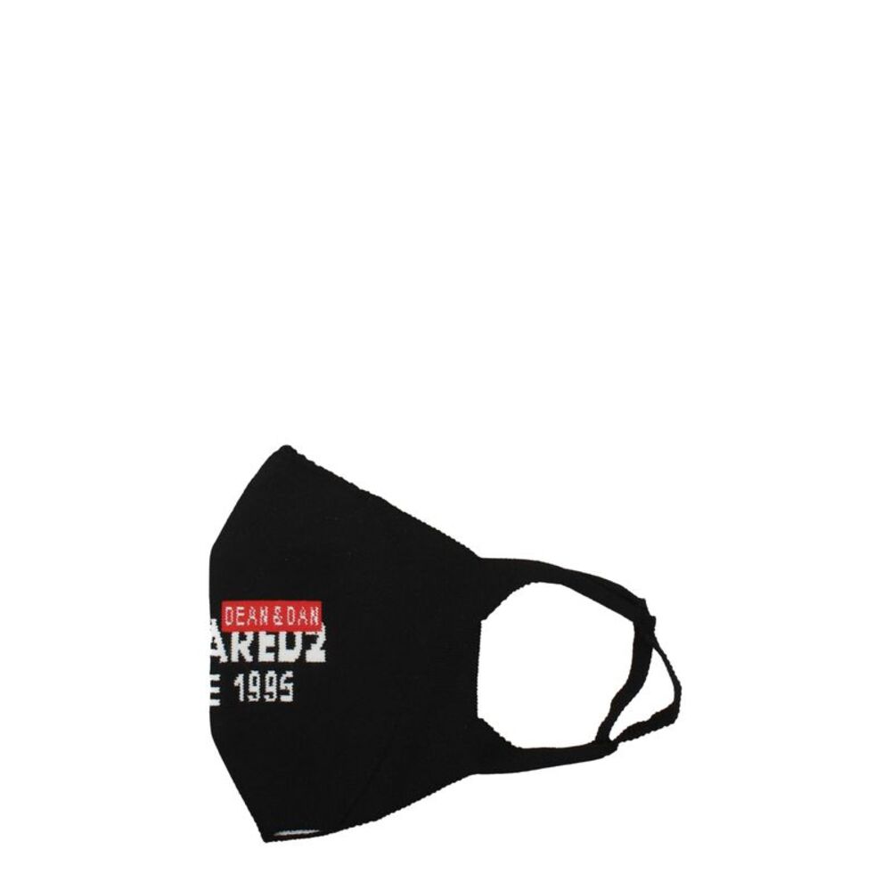 Dsquared² Black Polipropilene Men's Facemask